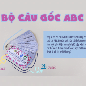 Bộ Học Câu Gốc 26 Chữ Cái (My ABC Scripture Memory Verses)