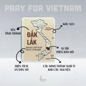 THẺ CẦU NGUYỆN CHO CÁC TỈNH THÀNH