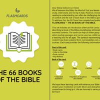 Bible Study Flashcards | 66 Books of the Bible